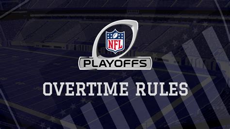 nfl overtime rules|overtime rules nfl 2022 postseason.